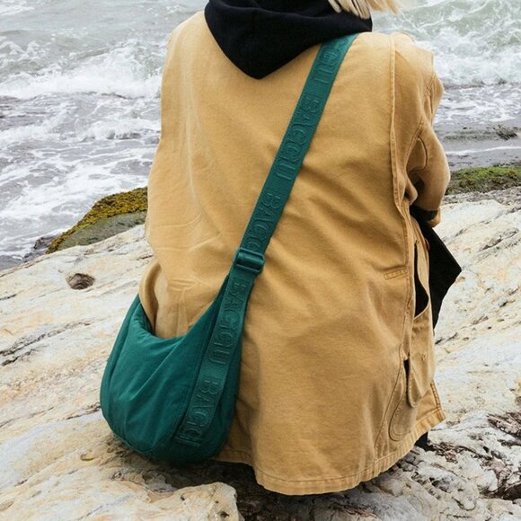 NWT Baggu Small Crescent Bag - Cypress - Picture 9 of 10